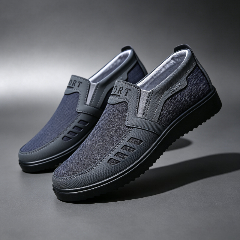 Espadrille Slip On - Mocassini da Uomo in Tela Slip-On