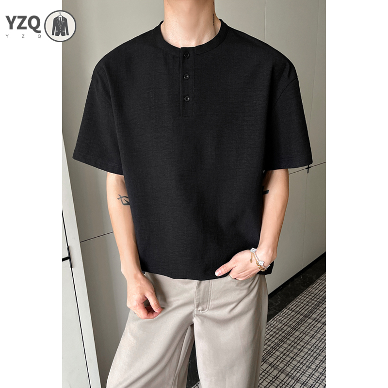 Maglietta da uomo a maniche co - Linen Shirt Breathable recensione e prezzo