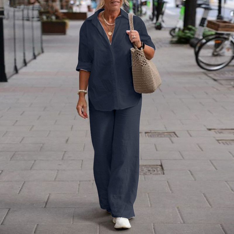 Completo Due Pezzi Donna Stile - Shirt Camp Collar recensione e prezzo
