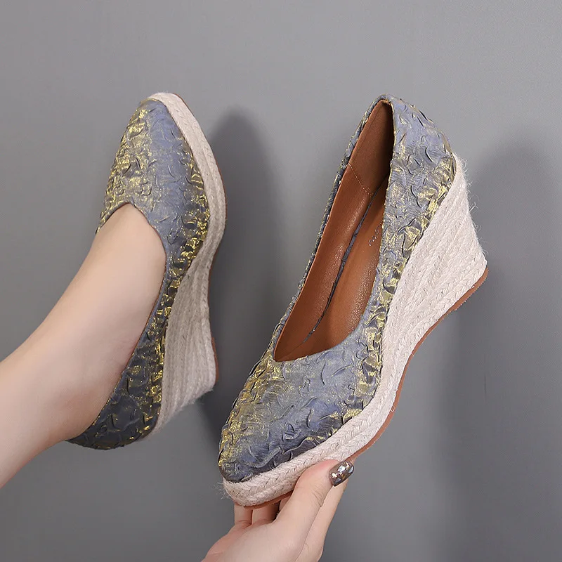 Scarpe con zeppa e plateau con - Espadrille Slip On recensione e prezzo