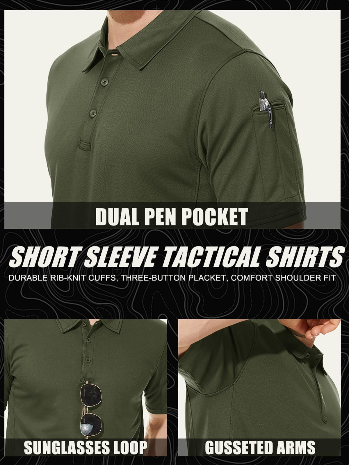 MAGCOMSEN Polo da uomo a manic - Polo Shirt Pique recensione e prezzo