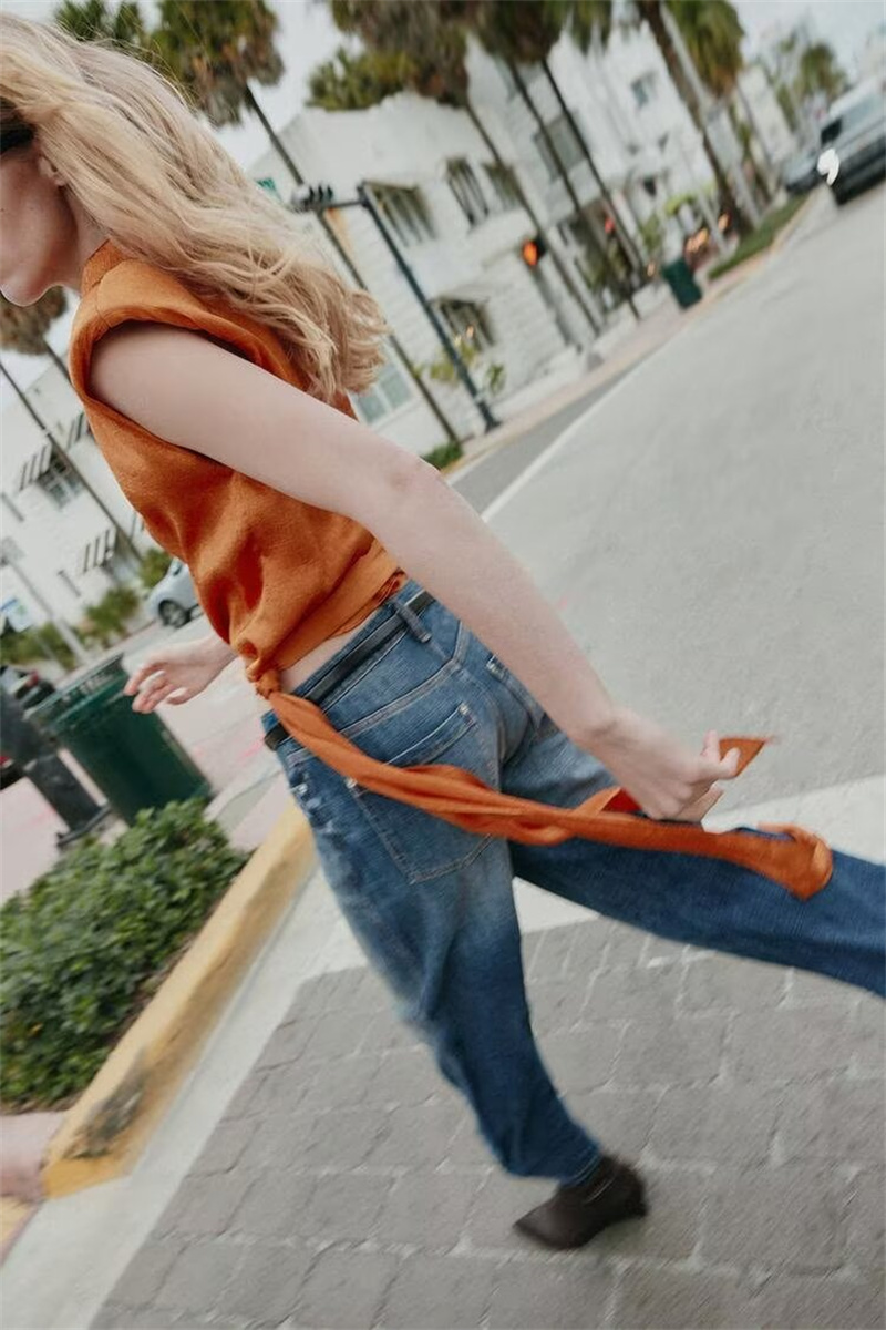 Top Corto Senza Maniche con Co - Shirt Camp Collar recensione e prezzo