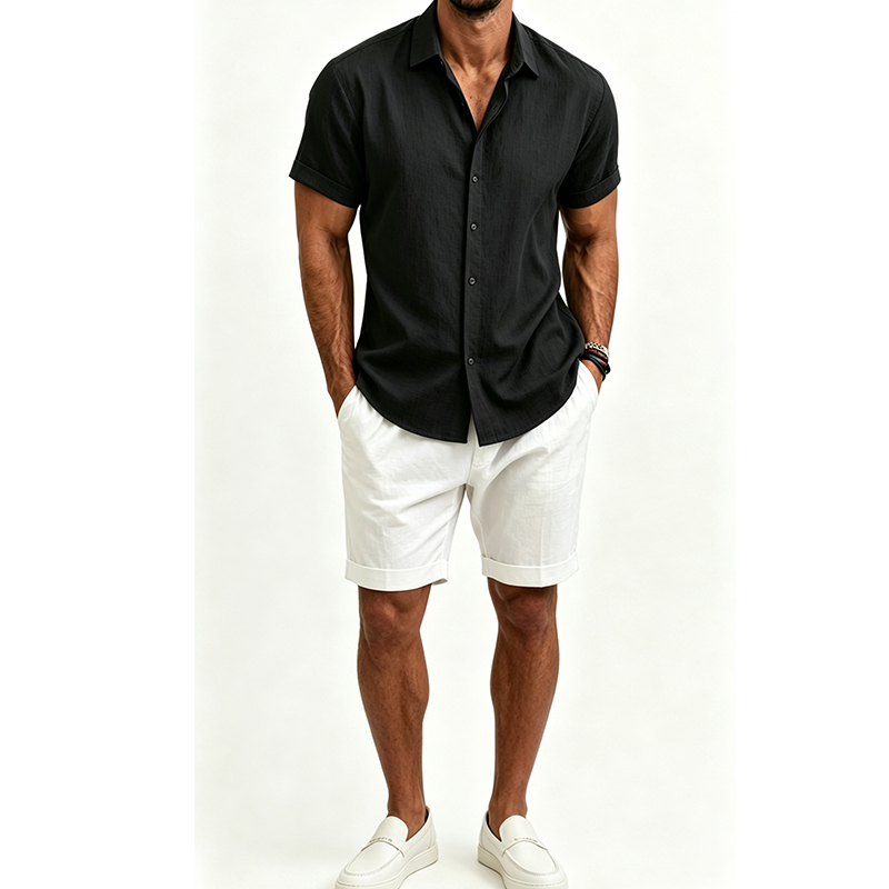 Completo da uomo in cotone e l - Linen Shirt Breathable recensione e prezzo