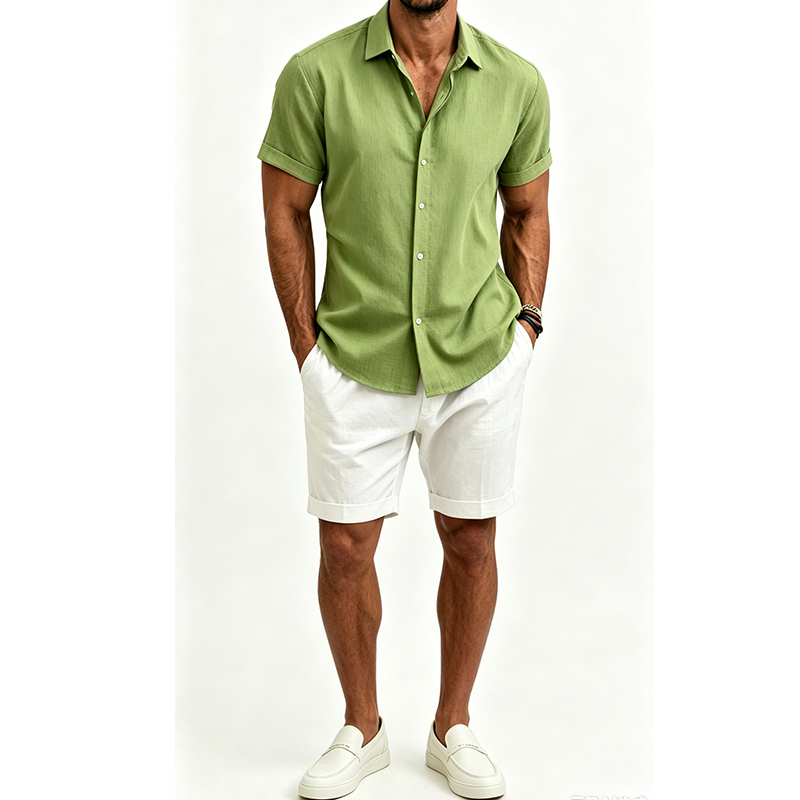 Completo da uomo in cotone e l - Linen Shirt Breathable recensione e prezzo