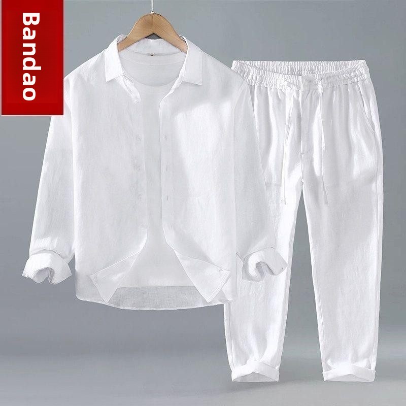 Completo Estivo da Uomo in Lin - Linen Shirt Breathable recensione e prezzo