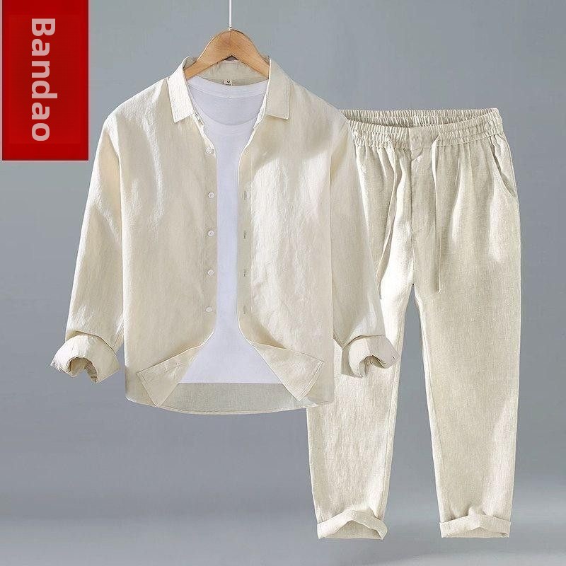 Completo Estivo da Uomo in Lin - Linen Shirt Breathable recensione e prezzo